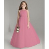 image:imageABaoWedding Halter Tulle Flower Girl Ball Gown Dress Kids FloorLength Formal Dress for WeddingPink