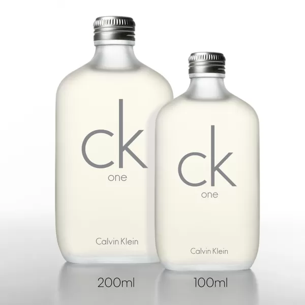 Calvin Klein CK One Eau de Toilette  Citrus Unisex Fragrance  With Notes of Green Tea Bergamot Cardamom Violet ampamp Amber  Luxury Unisex Perfumes  Long Lasting Fragrance17 Fl Oz Pack of 1