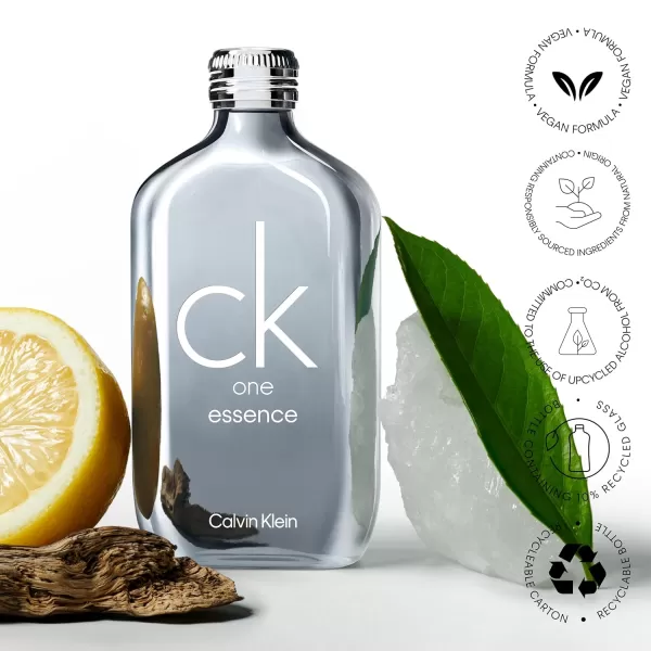 Calvin Klein CK One Essence Parfum Intense  Fresh Unisex Fragrance  With Notes of Italian Bergamot Organic Green Tea ampamp Australian Sandalwood  Luxury Unisex Perfumes  Long Lasting Fragrance33 Fl Oz Pack of 1