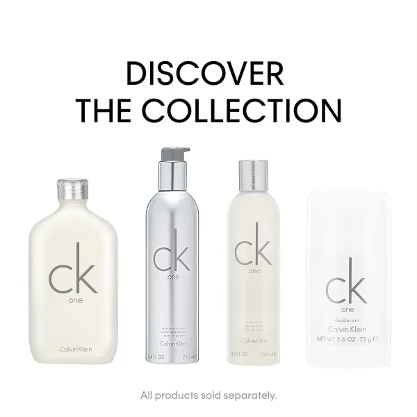 Calvin Klein CK One Hair and Body Wash  With Notes of Green Tea Violet Rose ampamp Amber  85 fl oz