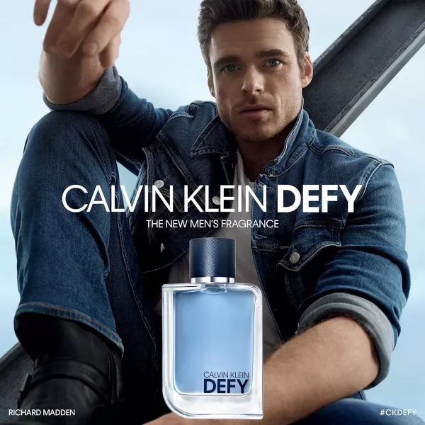 Calvin Klein Defy Eau de Toilette  Woody Mens Cologne  With Notes of Bergamot Oil Lavender Absolute ampamp Vetiver Oil  Luxury Perfumes for Men  Long Lasting Fragrance33 Fl Oz Pack of 1