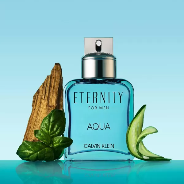 Calvin Klein Eternity Aqua Eau De Toilette  Woody Mens Cologne  With Notes of Cucumber Sage ampamp Sandalwood  Luxury Perfumes for Men  Long Lasting Fragrance16 Fl Oz Pack of 1