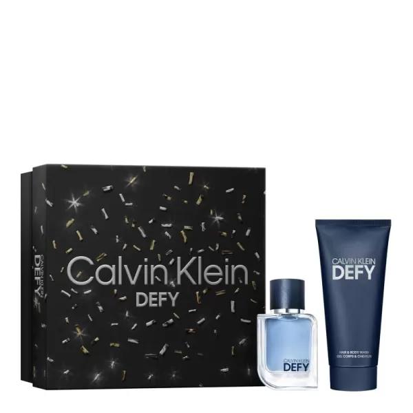 Calvin Klein Defy Eau de Toilette  Woody Mens Cologne  With Notes of Bergamot Oil Lavender Absolute ampamp Vetiver Oil  Luxury Perfumes for Men  Long Lasting Fragrance2 piece set 16 fl oz  33 fl oz