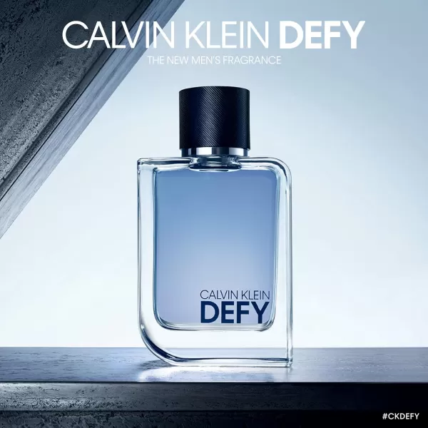 Calvin Klein Defy for Men Eau de Toilette  Notes of freshness and powerful woods220 Fl Oz Pack of 2