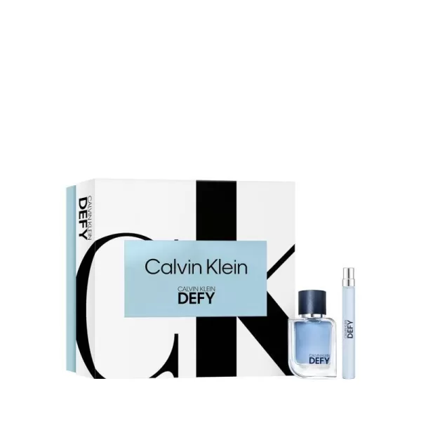 Calvin Klein Defy for Men Eau de Toilette  Notes of freshness and powerful woods102 Fl Oz Pack of 2