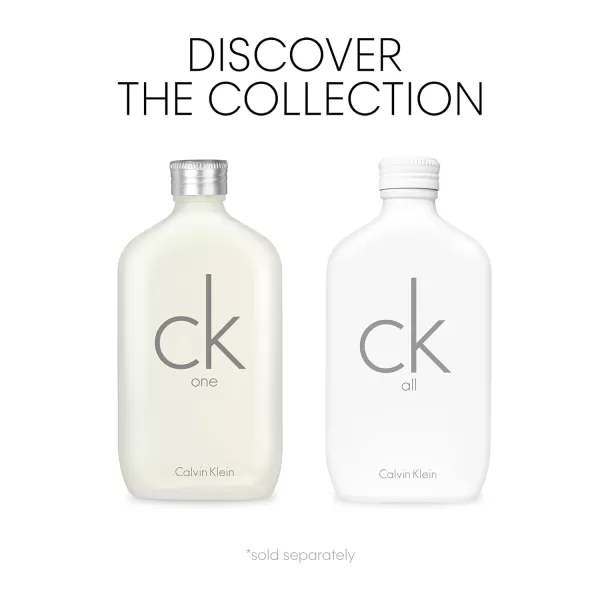 Calvin Klein CK All Unisex Eau de Toilette  Notes of mandarin grapefruit flower warm musk and amber34 Fl Oz Pack of 1