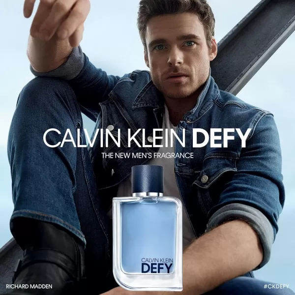 Calvin Klein Defy for Men Eau de Parfum  Notes of fresh wood and leatherDeodorant Stick 26 oz