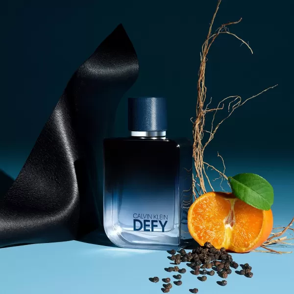 Calvin Klein Defy for Men Eau de Parfum  Notes of fresh wood and leatherEau De Parfum 17 Fl Oz