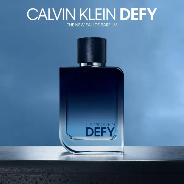 Calvin Klein Defy for Men Eau de Parfum  Notes of fresh wood and leatherEau De Parfum 17 Fl Oz