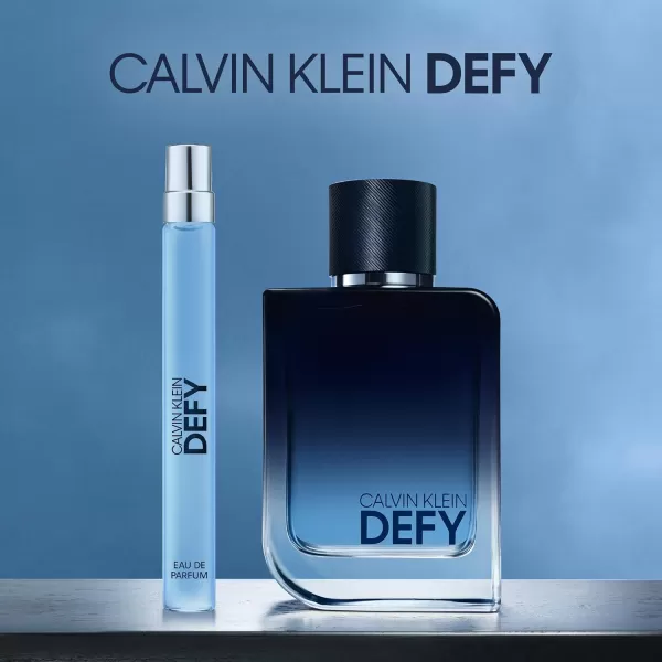 Calvin Klein Defy for Men Eau de Parfum  Notes of fresh wood and leatherEau De Parfum 17 Fl Oz