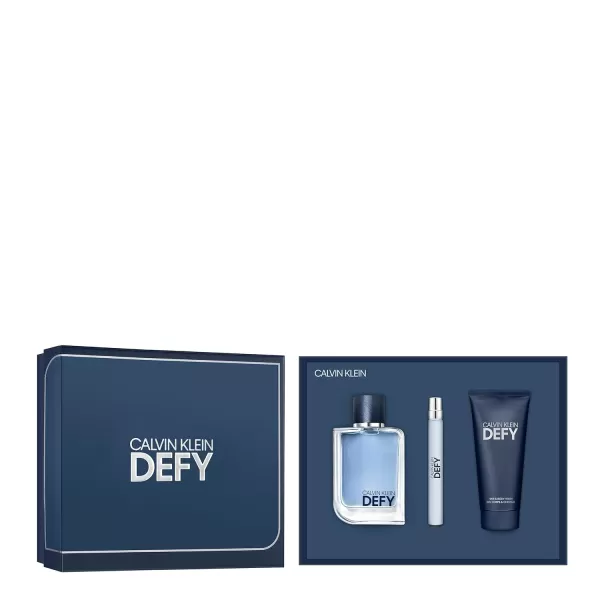 Calvin Klein Defy for Men Eau de Toilette  Notes of freshness and powerful woodsEau De Toilette 034 Fl Oz  34 Fl Oz amp Body Wash 34 Fl Oz Gift Set