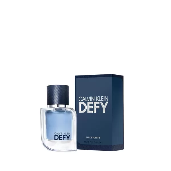 Calvin Klein Defy for Men Eau de Toilette  Notes of freshness and powerful woodsEau De Toilette 1 Fl Oz