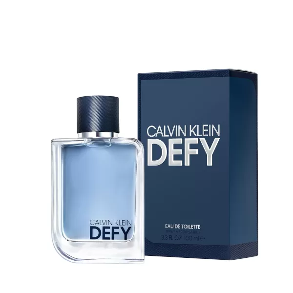 Calvin Klein Defy for Men Eau de Toilette  Notes of freshness and powerful woodsEau De Toilette 33 Fl Oz