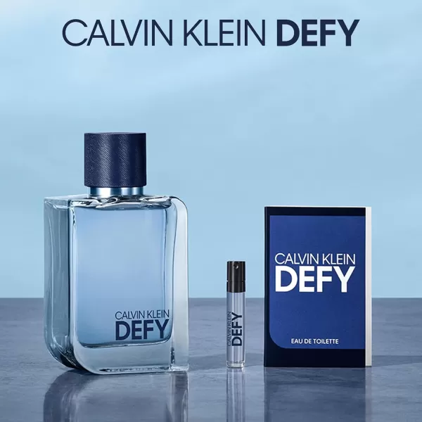 Calvin Klein Defy for Men Eau de Toilette  Notes of freshness and powerful woodsEau De Toilette Gift Set 034 Fl Oz  034 Fl Oz