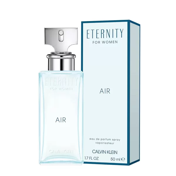 Calvin Klein Eternity for Women Air Eau De Parfum  Notes of fresh blue skies uplifting florals grapefruit oil cedarwood and muskCalvin Klein Eternity Air Eau De Parfum 17 Fl Oz