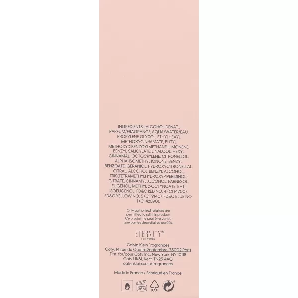 Calvin Klein Eternity for Women Eau Fresh Eau de ParfumCalvin Klein Eternity for Women Eau Fresh Eau de Parfum 33 Fl Oz Pack of 1