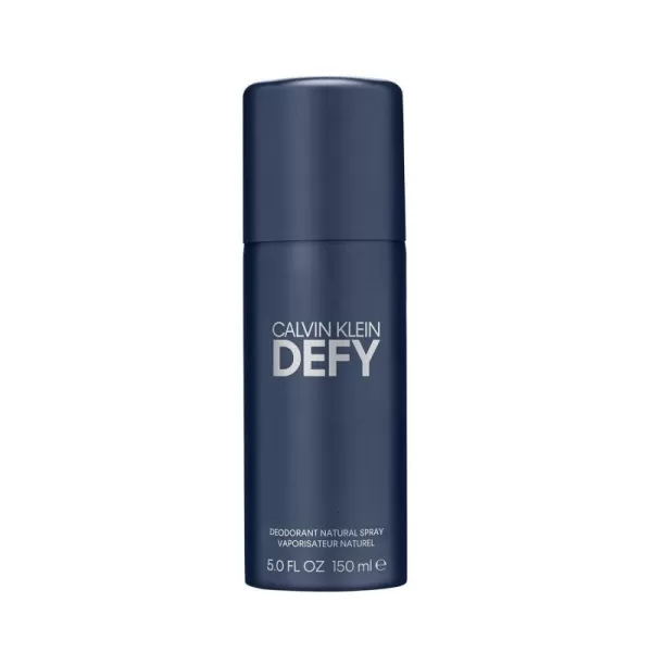 Calvin Klein Defy for Men Eau de Parfum  Notes of fresh wood and leatherDeodorant Spray 50 fl oz