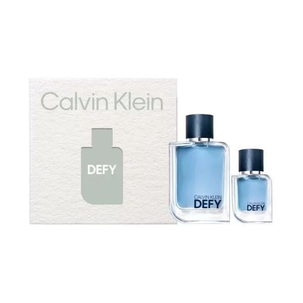 Calvin Klein Defy for Men Eau de Toilette  Notes of freshness and powerful woodsEau De Toilette Gift Set 1 Fl Oz  44 Fl Oz