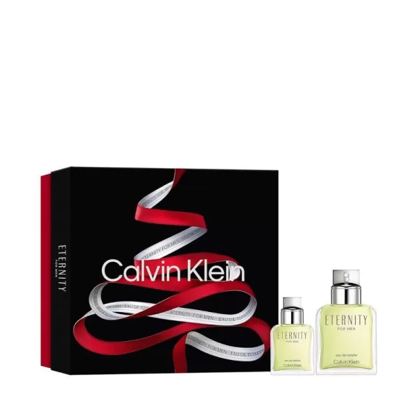 Calvin Klein Eternity for Men Eau De Toilette Cologne  Notes of Bergamot Geranium Sandalwood and Amber2 Piece Assortment