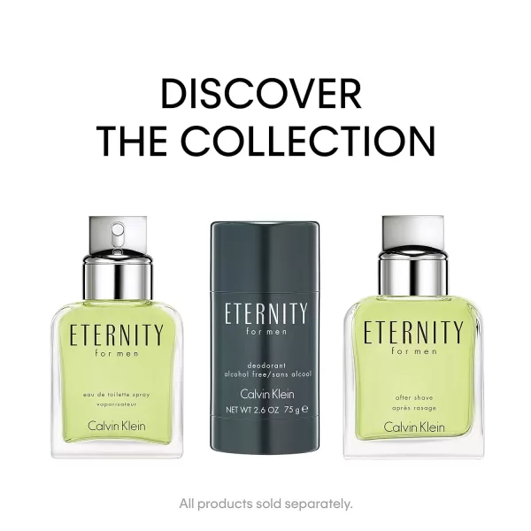 Calvin Klein Eternity for Men Eau De Toilette Cologne  Notes of Bergamot Geranium Sandalwood and Amber17 Fl Oz Pack of 1