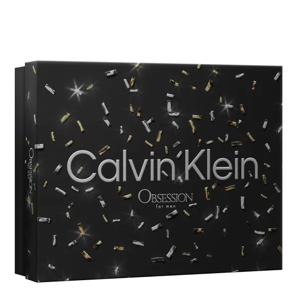 Calvin Klein Obsession for Men Eau de Toilette  Notes of Botanics Spices and Rare WoodsThree Piece Set