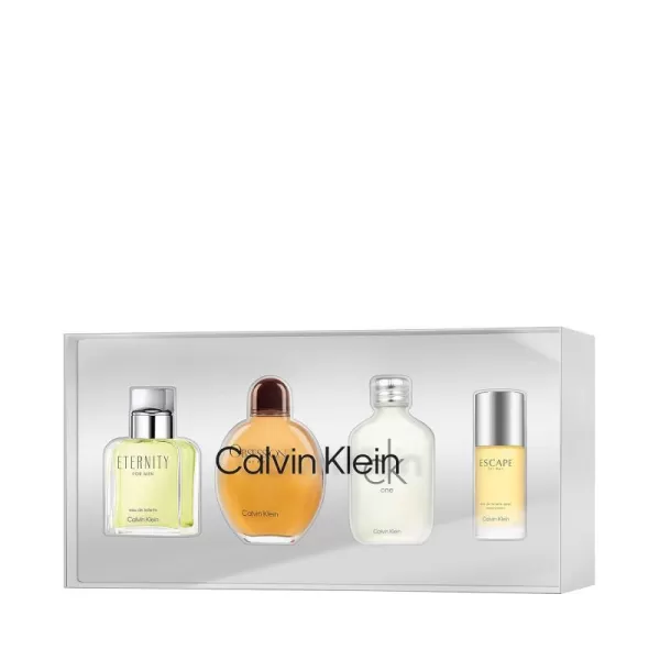 Calvin Klein Eternity for Men Eau De Toilette Cologne  Notes of Bergamot Geranium Sandalwood and Amber4 Piece Set