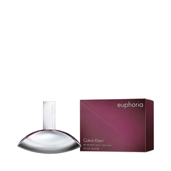 Calvin Klein Euphoria for Women Eau de Parfum  Notes of woody amber pomegrante black orchid and lush mahogany wood1 Fl Oz Pack of 1