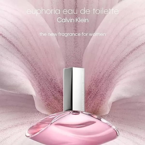 Calvin Klein Euphoria for Women Eau de Toilette  Notes of dewy freshness sparkling mirabelle plum orchid and warm vanilla10 Fl Oz