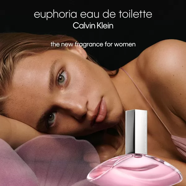 Calvin Klein Euphoria for Women Eau de Toilette  Notes of dewy freshness sparkling mirabelle plum orchid and warm vanilla17 Fl Oz