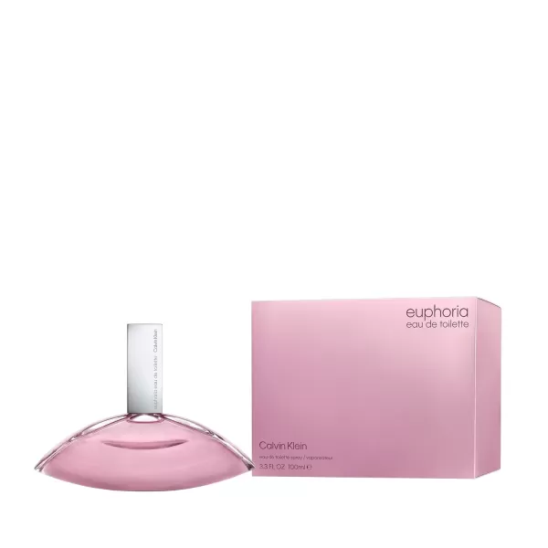 Calvin Klein Euphoria for Women Eau de Toilette  Notes of dewy freshness sparkling mirabelle plum orchid and warm vanilla34 Fl Oz