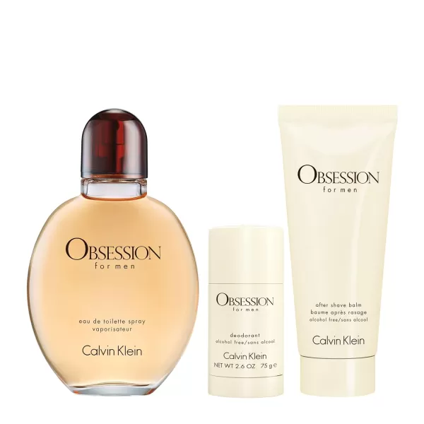 Calvin Klein Obsession for Men 3Piece Fragrance Holiday Gift Set 42 Fl Oz 33 Fl Oz 26 OzCalvin Klein Obsession for Men 3Piece Fragrance Holiday Gift Set 42 Fl Oz 33 Fl Oz 26 Oz