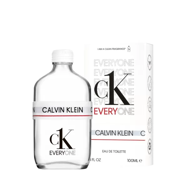 Calvin Klein CK Everyone Unisex Eau de Toilette  Notes of clean freshness blue tea and musk33 Fl Oz Pack of 1