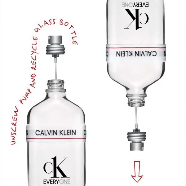 Calvin Klein CK Everyone Unisex Eau de Toilette  Notes of clean freshness blue tea and musk67 Fl Oz Pack of 1