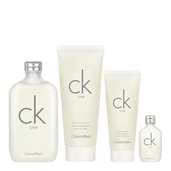 Calvin Klein Ck One for Men  Notes of Green Tea Rose Amber and Nature050 Fl Oz Pack of 4