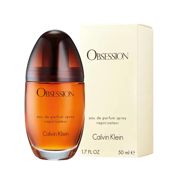 Calvin Klein Obsession Eau de Parfum  Ambery Womens Perfume  With Notes of Mandarin Bergamot Jasmine ampamp Patchouli  Luxury Perfumes for Women  Long Lasting Fragrance17 Fl Oz Pack of 1