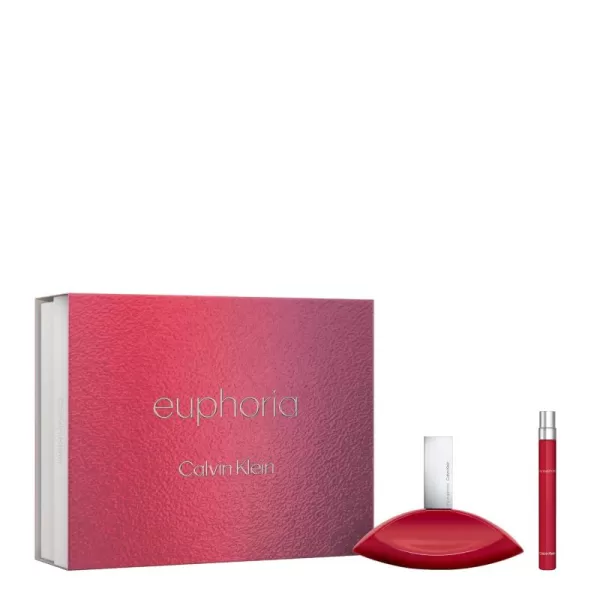 Calvin Klein My Euphoria Eau de Parfum  Womens Ambery Floral Perfume  With Notes of Blackcurrant Orchid Flamb Black Sesame Vanilla ampamp Woods  Luxury Perfumes for Women Long Lasting Fragrance2 piece set 33 fl oz  033 fl oz