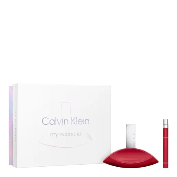 Calvin Klein My Euphoria Eau de Parfum  Womens Ambery Floral Perfume  With Notes of Blackcurrant Orchid Flamb Black Sesame Vanilla ampamp Woods  Luxury Perfumes for Women Long Lasting Fragrance182 Fl Oz Pack of 2