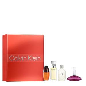imageCalvin Klein 4Piece Eau de Parfum ampamp Eau de Toilette Gift Set for Women  05 Fl Oz Each