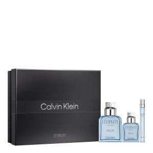 imageCalvin Klein Eternity Aqua Eau De Toilette  Woody Mens Cologne  With Notes of Cucumber Sage ampamp Sandalwood  Long Lasting Fragrance12 Fl Oz Pack of 3