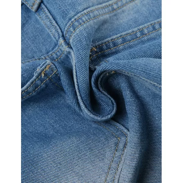 IDEALSANXUN Denim Cargo Skirt for Women Y2k High Waisted Asymmetrical Bodycon Fall 2023 Jean Mini SkirtBlue