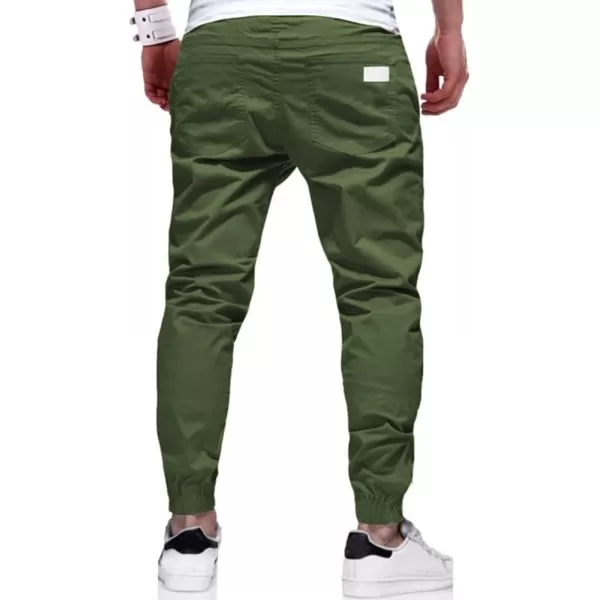 IDEALSANXUN Joggers for Men Cargo Pants Casual Tactical Sweatpants Hiking PantsGreen