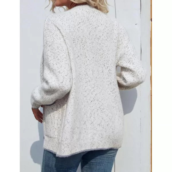 IDEALSANXUN Women Cardigan Sweater V Neck Long Sleeve Casual Fall Winter 2023 Knit Sweater Jacket CoatBeige