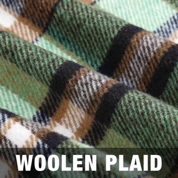 IDEALSANXUN Womens High Waist Plaid Skirt Bodycon Pencil Wool Mini SkirtsGreen New