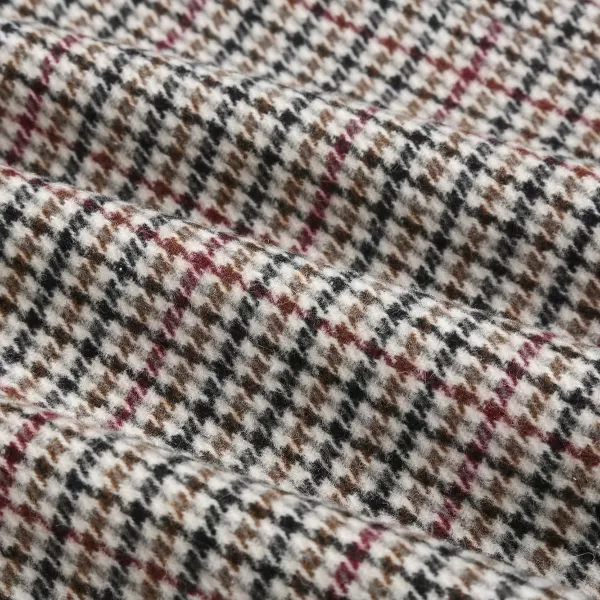 IDEALSANXUN Womens High Waist Plaid Skirt Bodycon Pencil Wool Mini SkirtsGrid Multicolor