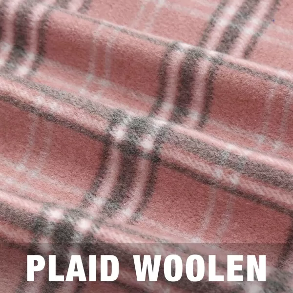 IDEALSANXUN Womens High Waist Plaid Skirt Bodycon Pencil Wool Mini SkirtsPink New