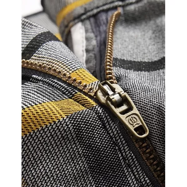Mens Plaid Pants Casual Stretch Slim Fit Dress Chino Pants2 T6