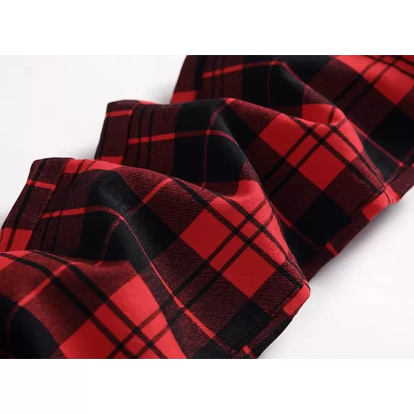 Mens Plaid Pants Casual Stretch Slim Fit Dress Chino Pants2 Wine T2