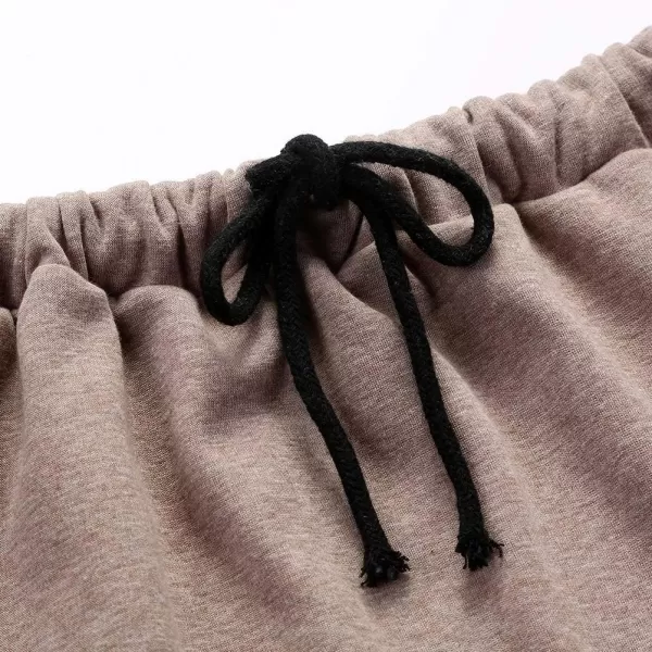 IDEALSANXUN Fleece Lined Long Skirts for Womens Elastic Waist Aline Warm Winter Skirts with PocketsDark Khaki