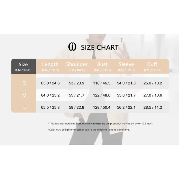 IDEALSANXUN Bomber Jacket Women Wool Coats Casual Oversized Button Down Lightweight Varsity Jackets 2023Beige