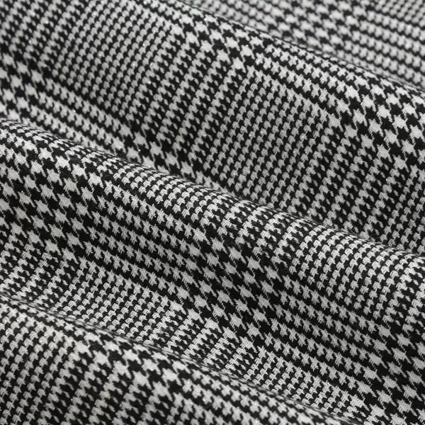 IDEALSANXUN Cargo Skirts for Women Fall Winter High Waisted Wool Plaid Mini SkirtGrid Black 37
